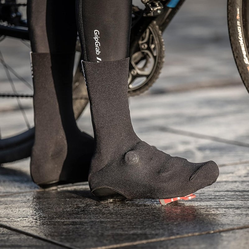 GripGrab Primavera Road Bike Spring Fall Cover Socks Aero Knitted Cycling Overshoes Belgian Booties Road Bike Shoe Covers - Image 4