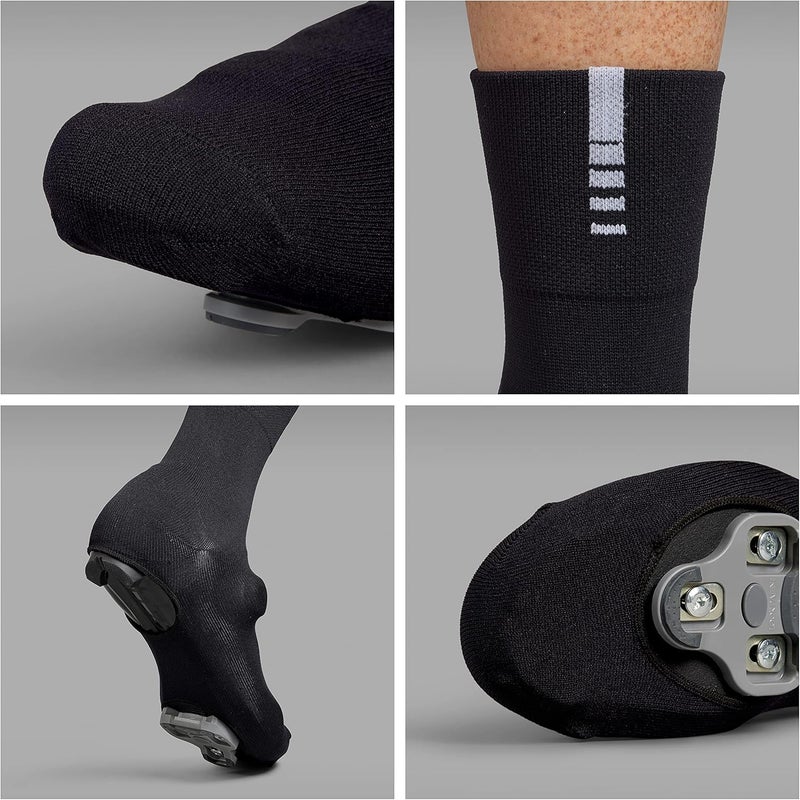 GripGrab Primavera Road Bike Spring Fall Cover Socks Aero Knitted Cycling Overshoes Belgian Booties Road Bike Shoe Covers - Image 3