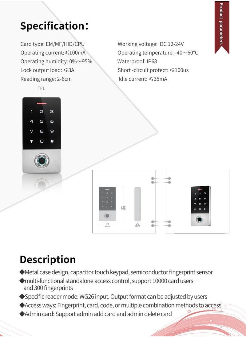 PROLAB PROLAB Smart Door Lock Access Controller  - Image 2