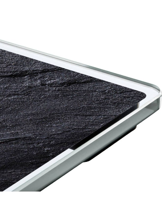 SOEHNLE Slate Designed Sleek Square Non Slip Digital Bathroom Scale Black 180 kg - Image 3