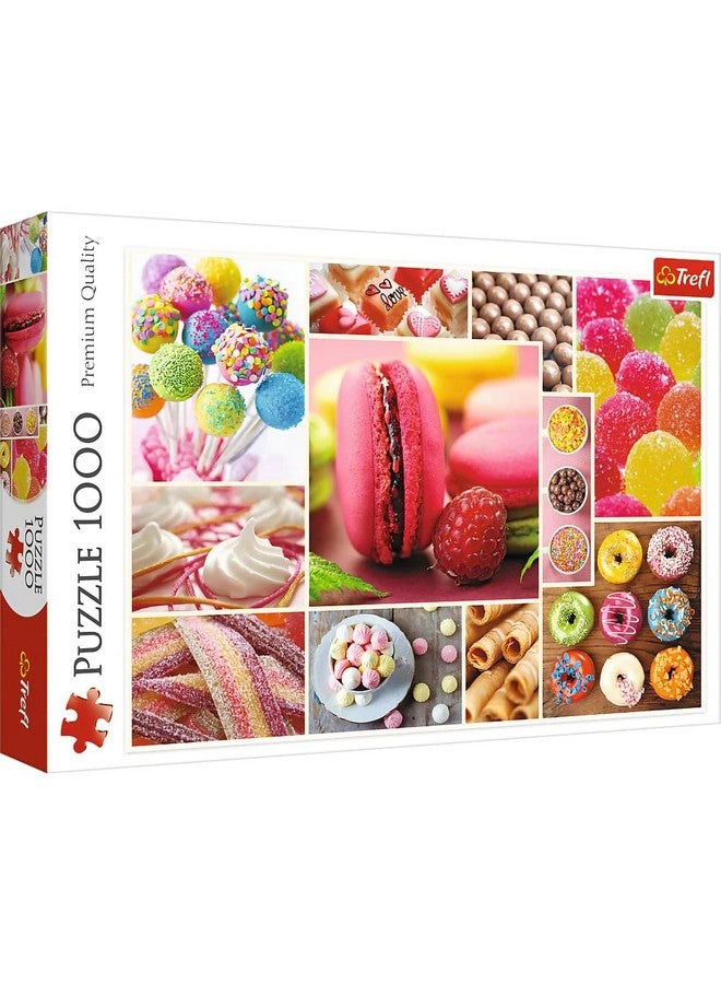 Trefl Red 1000 Piece Puzzle - Candy/Fotolia - Image 1