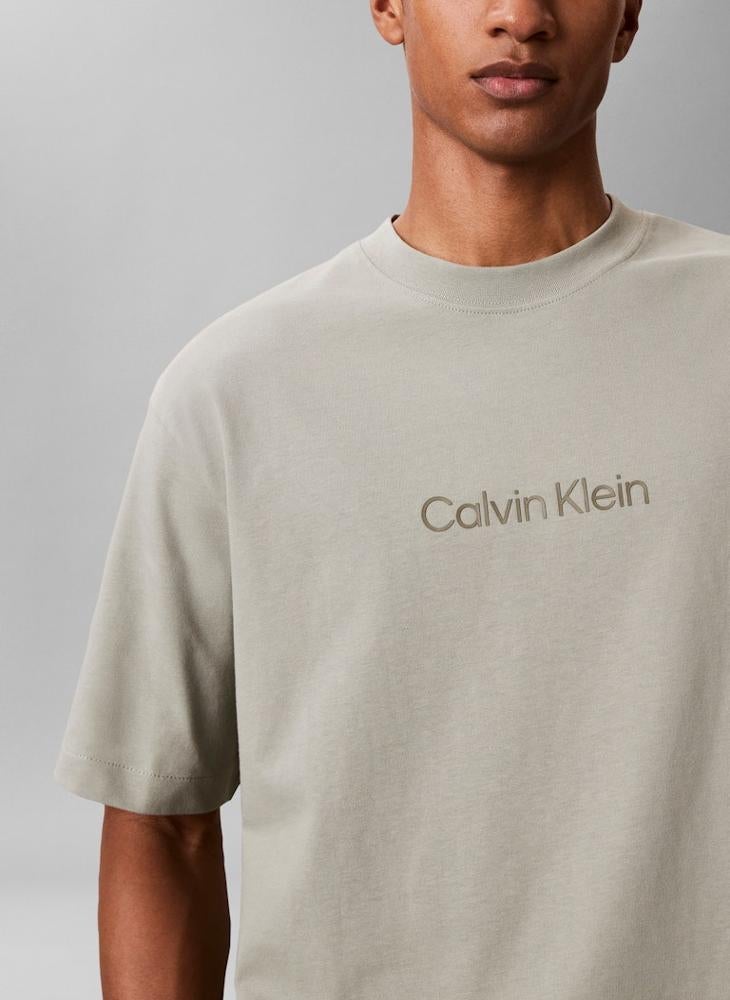 CALVIN KLEIN Relaxed Fit Logo T-Shirt - Image 3