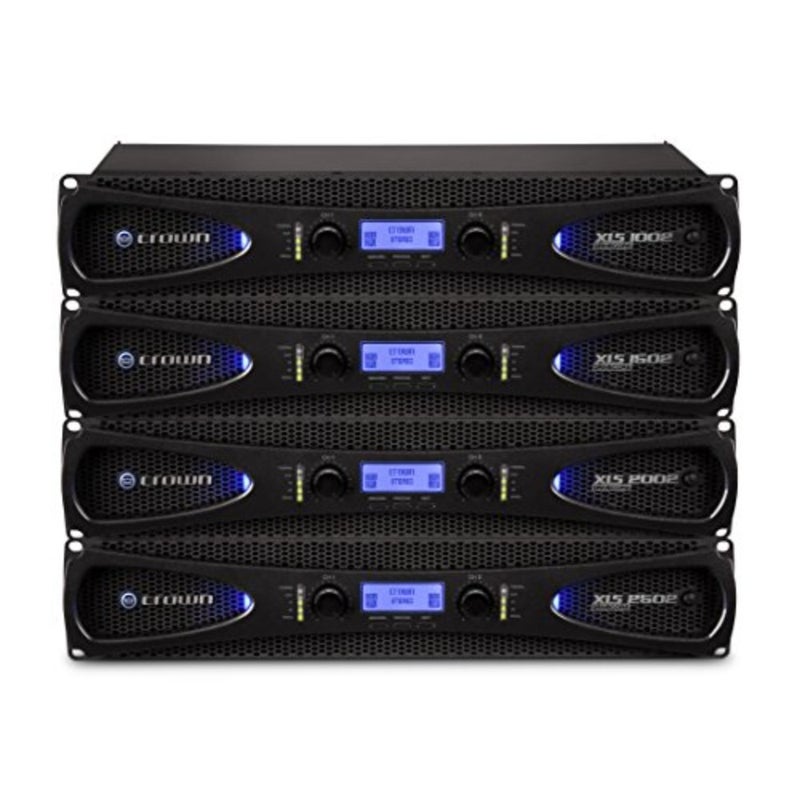 NOONXLS2502 مضخم طاقة صوتي احترافي ثنائي القناة من الفئة D DriveCore مع DSP ومرشحات تمرير النطاق ومحددات Peakx. مدخلات XLR/RCA، 775 وات عند 4 أوم، نظام PureBand Crossover. أسود444 - Image 4