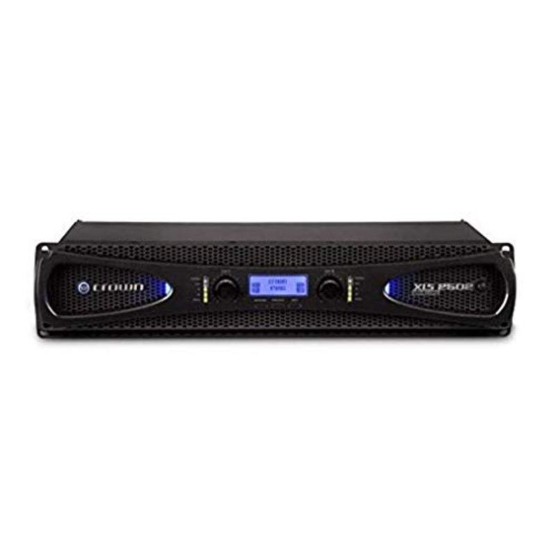 NOONXLS2502 مضخم طاقة صوتي احترافي ثنائي القناة من الفئة D DriveCore مع DSP ومرشحات تمرير النطاق ومحددات Peakx. مدخلات XLR/RCA، 775 وات عند 4 أوم، نظام PureBand Crossover. أسود444 - Image 1
