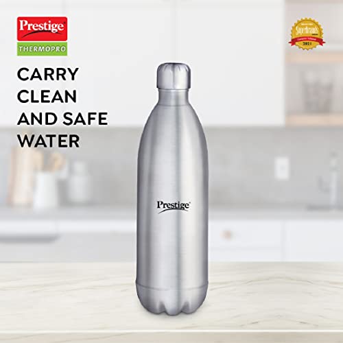 Prestige Thermopro Vacuum PWSL 2 Water Bottle 500ml, Silver - Image 2
