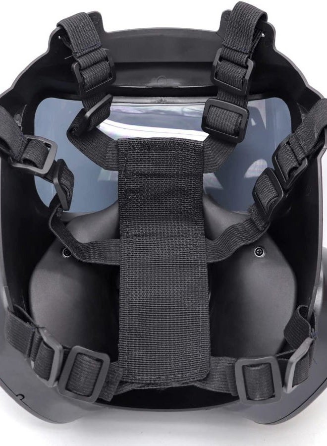 NECHARI نظارات واقية كاملة الوجه M50 Airsoft لحماية العين قناع غاز على شكل جمجمة مزيف - Image 4