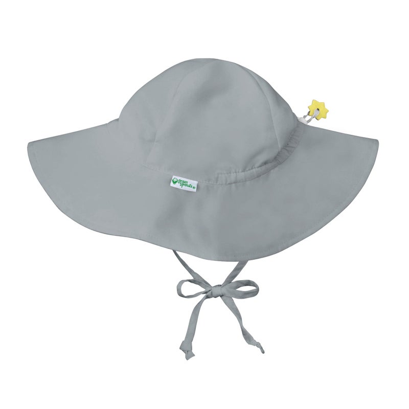 i play. Baby Brim Sun Protection Hat, Gray, 0-6 months - Image 3