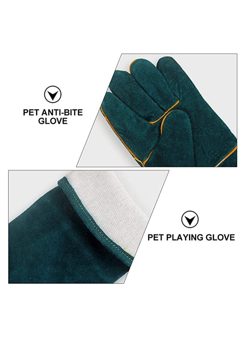KASTWAVE 1 Pair Animal Handling Anti-bite Scratch Gloves for Reptile Pet Bite Resistant Protective Glove - Image 3