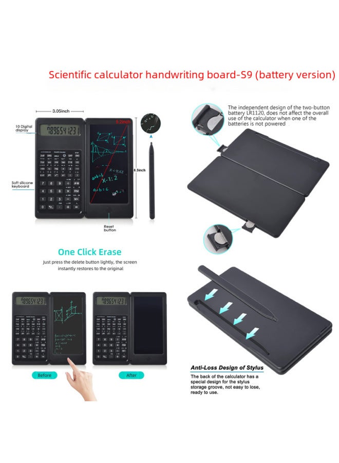 Calculator Handwriting Board Smart Mini Portable Office Special Function Scientific Solar Calculator - Image 2