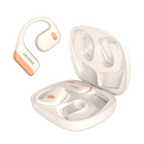 XIMAND Open Ear Wireless Bluetooth Headphones Stereo Sound Air-Conduction with Charging Case,IPX5 Sweat Resistant, 28 Hours Playtime,Lightweight Sport Earbuds,New 2025 - Image 1