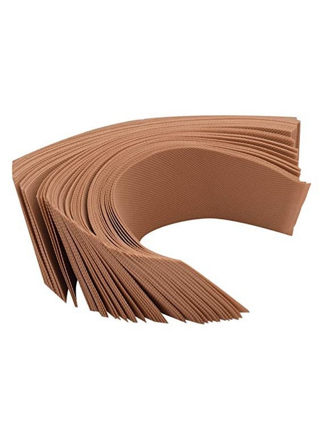 BRIKSHI Waxing Strips for Face Legs Underarms Facial Eyebrow Hair Removal Plain Disposable Large WaxStrips Easy & Safe Wax Strips Paper Hair Removal for Men and Women (80Strips) Pack Of 1 - Image 1