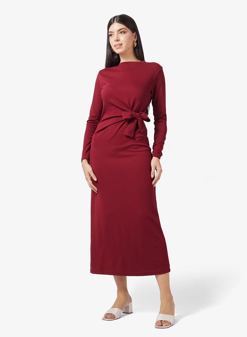 ELLA Ruched Waist Bodycon Dress - Image 1