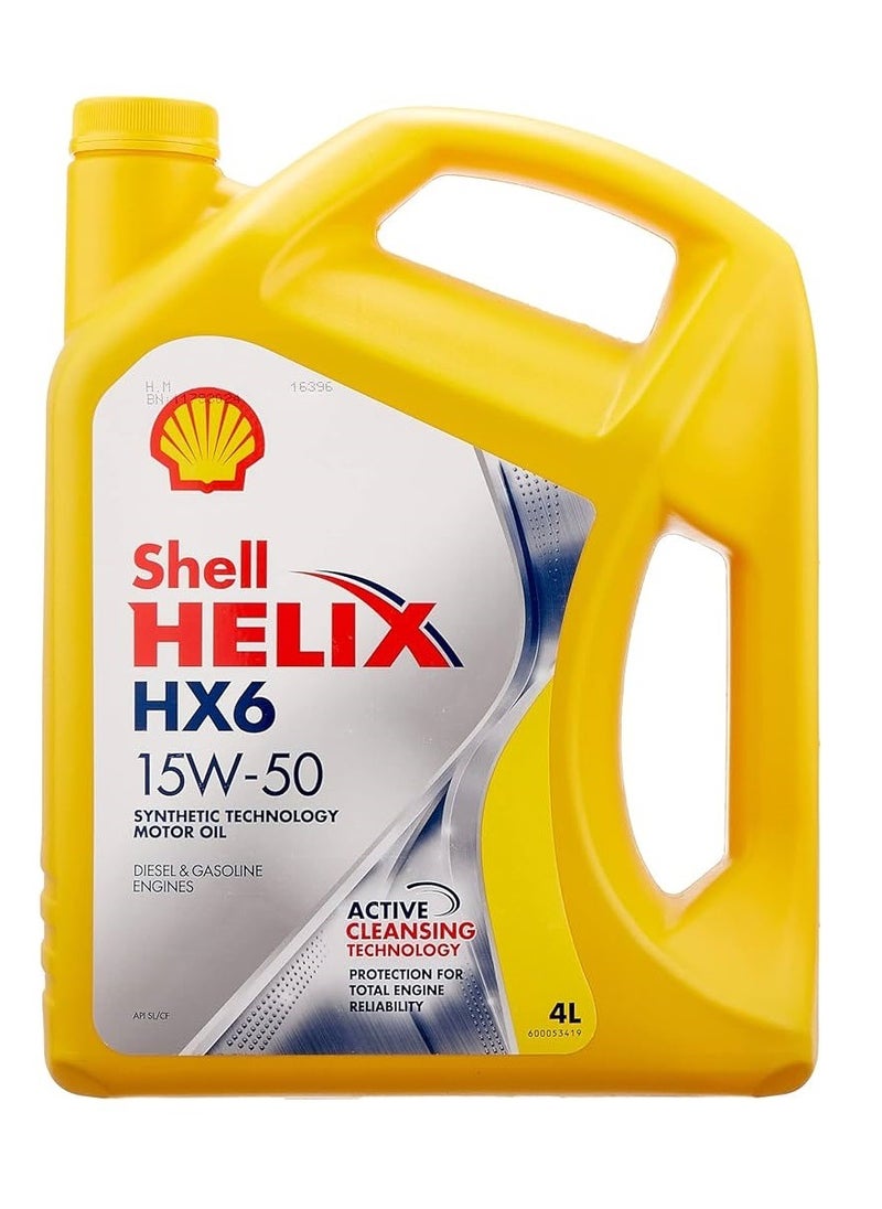 shell helix 15w50 hx6 4L 6000Km - pzsku/ZE3147B5C6B7B86A940E3Z/45/_/1701162254/f04e3ea3-02c7-4e53-8189-026a51f10097