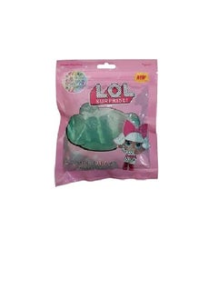 Clear Slime Bucket, Super Soft, Fluffy Slime, Stretchy & Non-Sticky Premade Slime, Kids Slime, Slime Kit for Girls and Boys, Clear Clay Slime Toy, Colors May Vary in sack lol (green glitter)