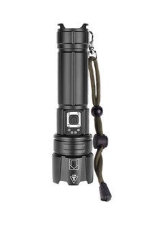 Generic Power Display Strong Light Flashlight Black 16.2x4.3x3.2cm  - Image 1