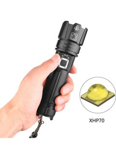 Generic Power Display Strong Light Flashlight Black 16.2x4.3x3.2cm  - Image 3