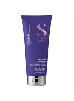 Alfaparf Milano Semi di Lino Blonde Anti-Yellow Hair Conditioner - Purple Conditioner for Blonde, Silver or Brassy Hair - Neutralizes Yellow Tones + Enhances Hydration - Vegan Hair Care (6.76oz) - pzsku/ZE31493C9C6CDC71963EAZ/45/_/1719439328/b94723d5-3b35-4d4b-a616-67d97eb60357