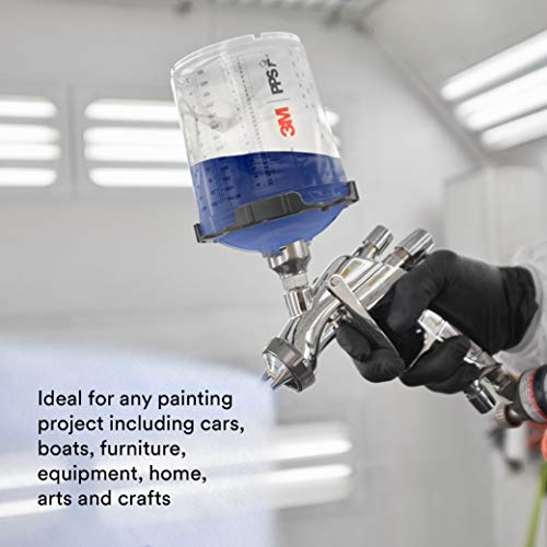 3M PPS 2.0 Spray Gun Cups, 26001, Standard, 22 Ounces, Use with Paint Gun and PPS 2.0 Lids and Liners to Paint Cars, Furniture, House and More, 2 Pack - Image 4