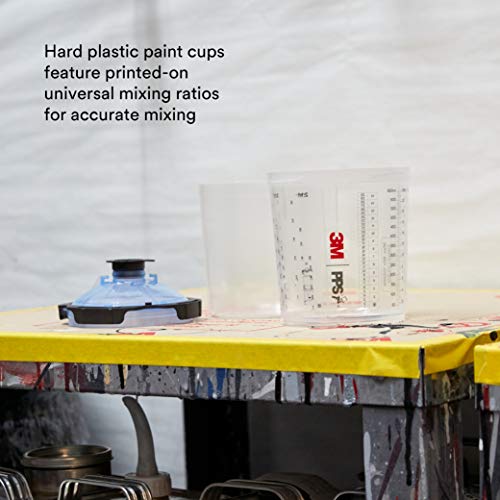 3M PPS 2.0 Spray Gun Cups, 26001, Standard, 22 Ounces, Use with Paint Gun and PPS 2.0 Lids and Liners to Paint Cars, Furniture, House and More, 2 Pack - Image 5