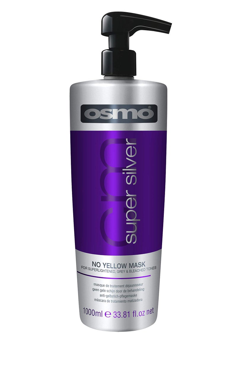 Osmo - Super Silver No Yellow Mask for Super Lightened Grey and Bleached Tones Formula, 1000 ml - Image 3