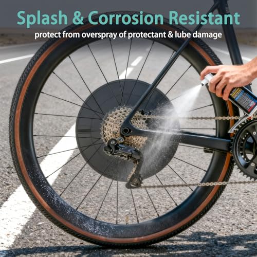 ENLEE 1PC Bike Disc Brake Cover, Washable Neoprene Protective Covers for Mountain/Road/Gravel Disc Brakes, Protect from Overspray & Transportation Damage, Diameter: 320mm, Water Resistant - Image 2