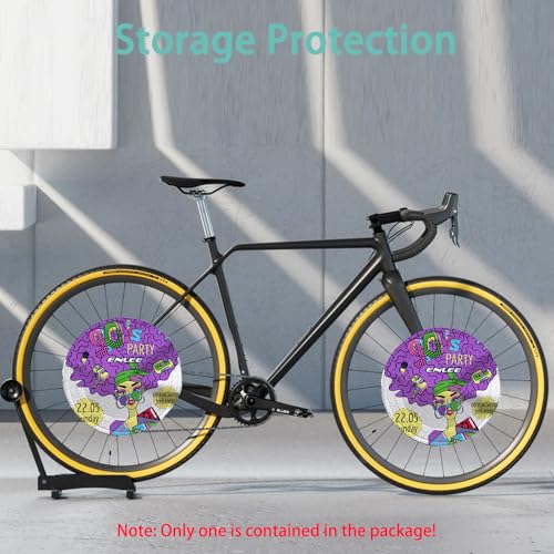 ENLEE 1PC Bike Disc Brake Cover, Washable Neoprene Protective Covers for Mountain/Road/Gravel Disc Brakes, Protect from Overspray & Transportation Damage, Diameter: 320mm, Water Resistant - Image 4