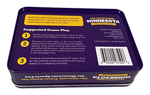 You Gotta Know Minnesota - Sports Trivia Game - Image 3