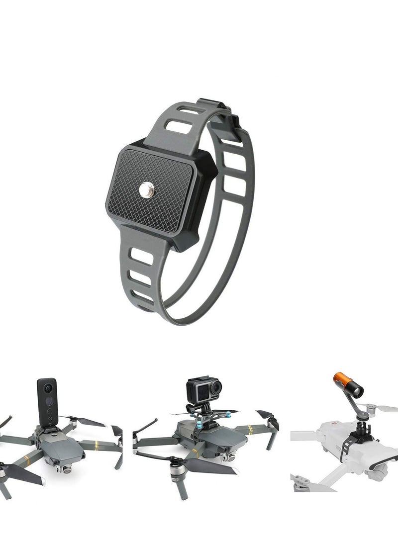 Y&D - Multifunctional Fixture Mount Extension Drone Camera Adapter for Mavic 3/Air 2s/2/Pro 2 Compatible with Insta360 Osmo Action Flight Light LED Display - Image 1
