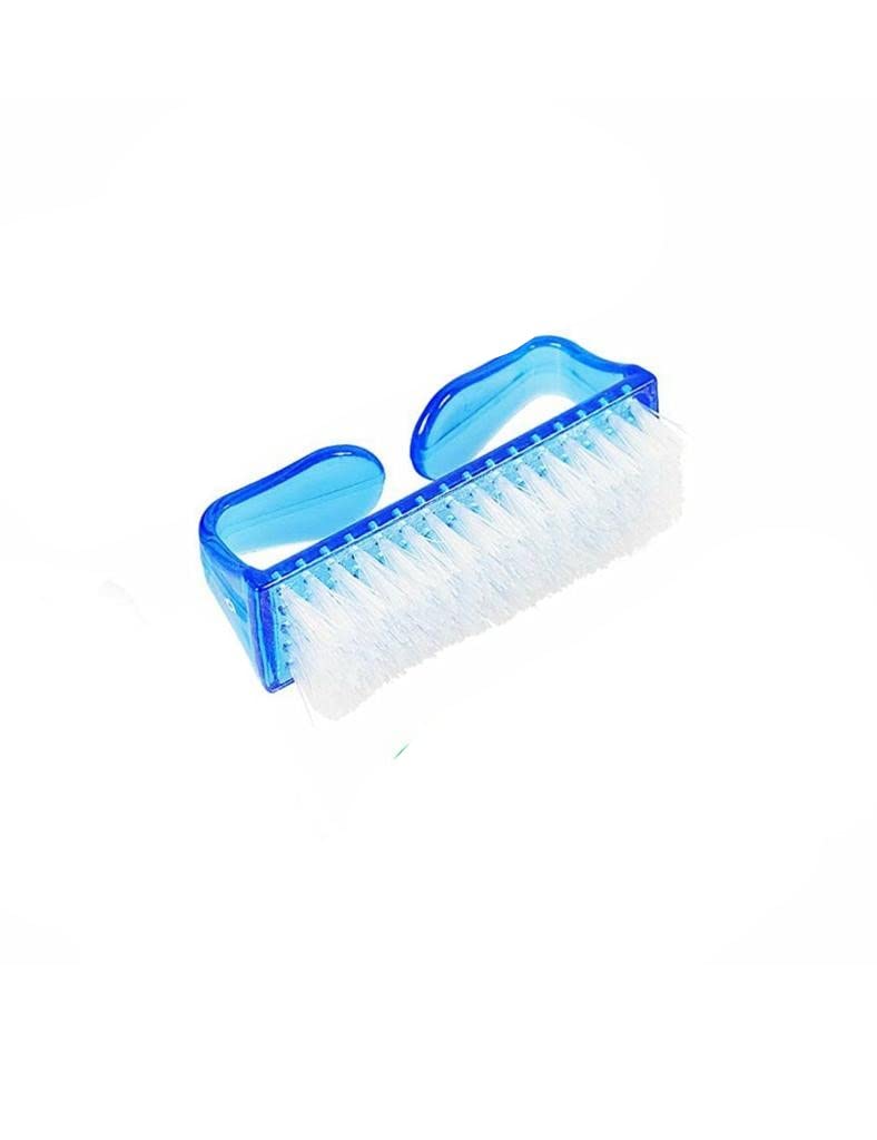 CELLEBII® Washing Nail Brushes Soft Remove Dust Nail Art Plastic Cleaning Brush Nail Arts Tools Finger Toe Nail Cleaning Brush Manicure Pedicure Scrubbing Cleaner for Dead Skin for Men and Women - Image 1