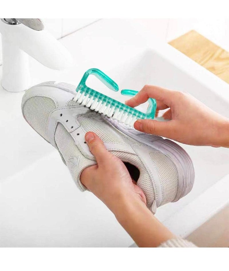 CELLEBII® Washing Nail Brushes Soft Remove Dust Nail Art Plastic Cleaning Brush Nail Arts Tools Finger Toe Nail Cleaning Brush Manicure Pedicure Scrubbing Cleaner for Dead Skin for Men and Women - Image 5