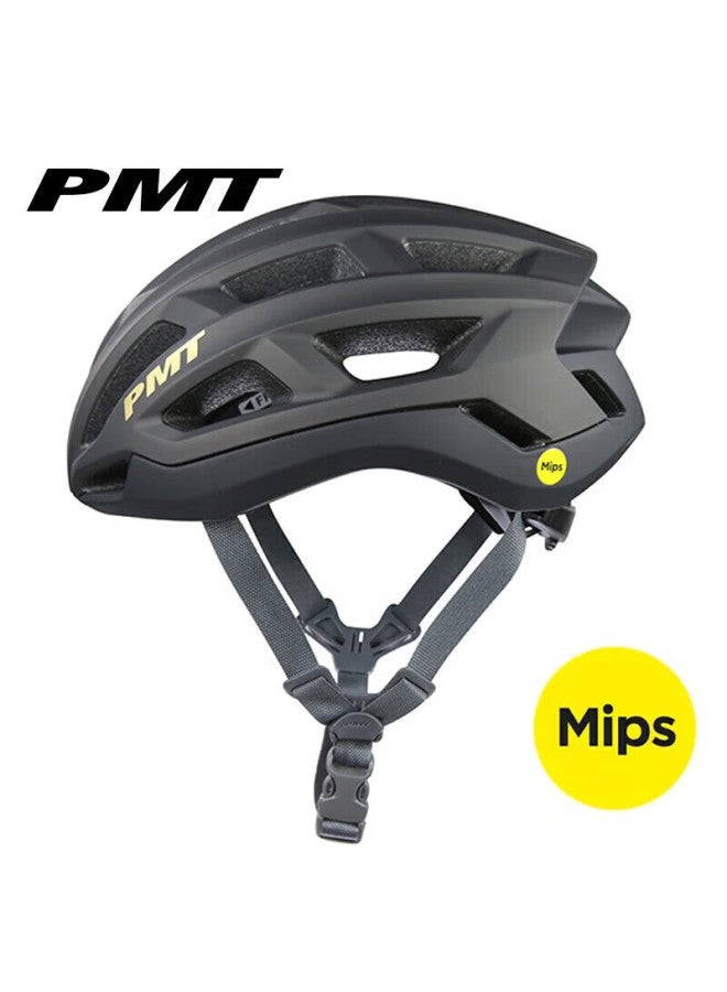Pmt Elegant Mips Cycling Helmet Uni Road Bike Lightweight Helmet Classic Black Size M - Image 1