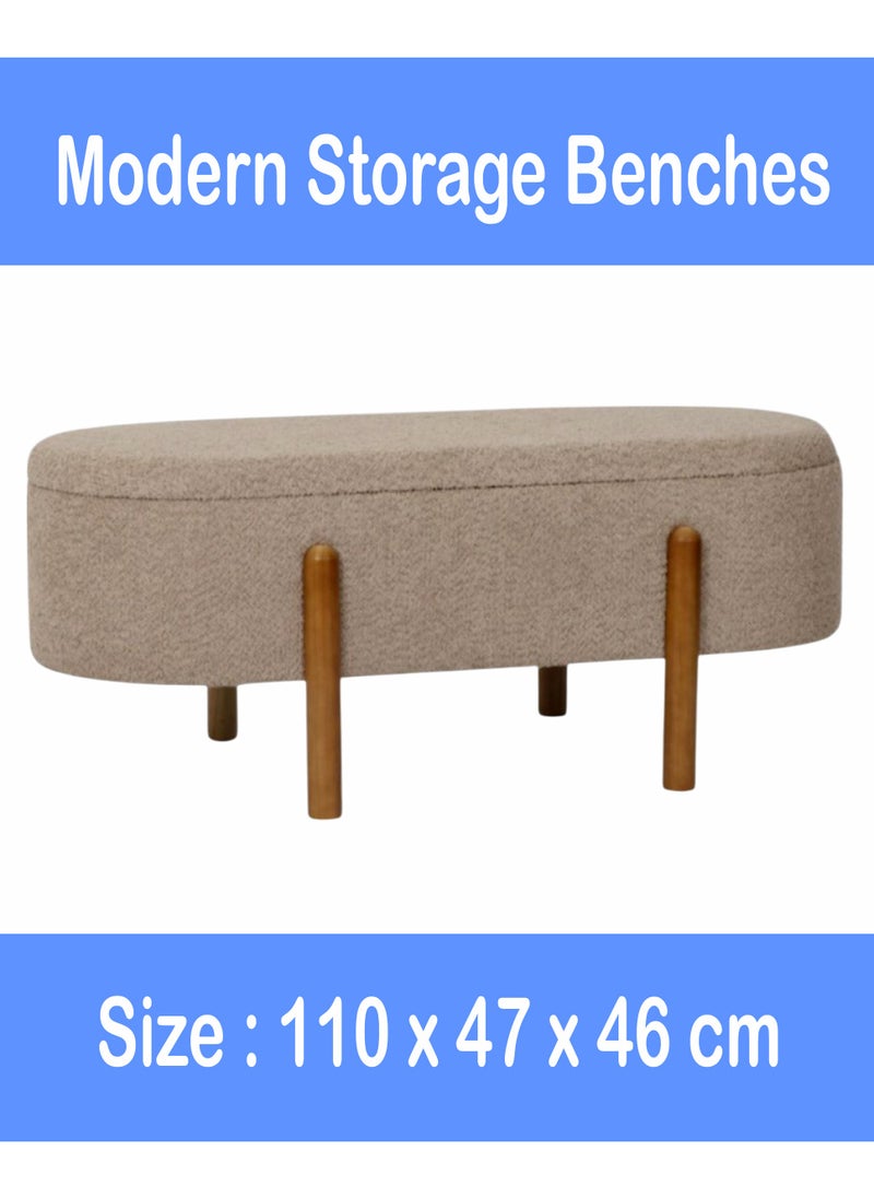 Generic Modern Storage Benches Rectangular Footrest Living Room Bedroom110*47*46 CM  - Image 1