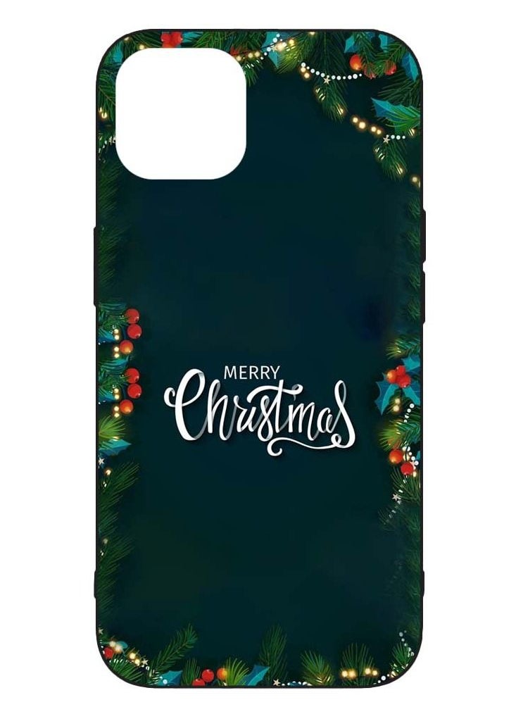 Service Zone Protective Printed Mobile Cover Merry Christmas With Bells Decoration For Apple iPhone 14 Plus  - Image 1