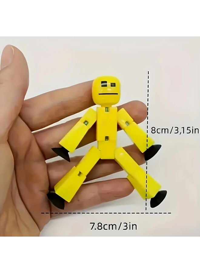 2Pcs Suction Cup Robot Toys Action Figures For Kids Stop Motion Animation - Image 3