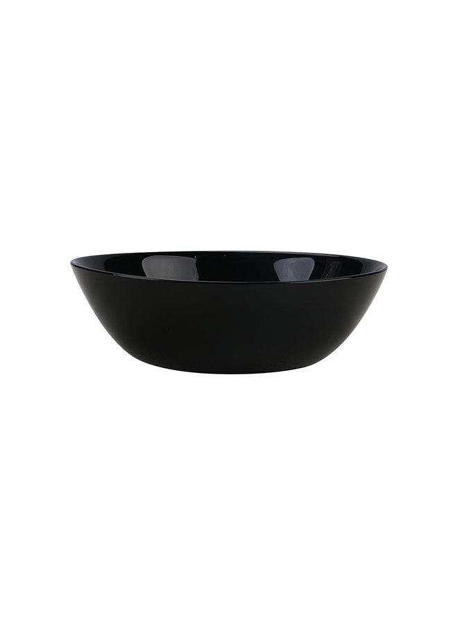 DANUBE HOME Essential Round Opal Cereal Bowl – Durable, Elegant Opal Glass Cereal Bowl for Everyday Use, Microwave & Dishwasher Safe, Perfect for Breakfast, Kitchen, Dining, and Gifts Black 16Cm - Image 2