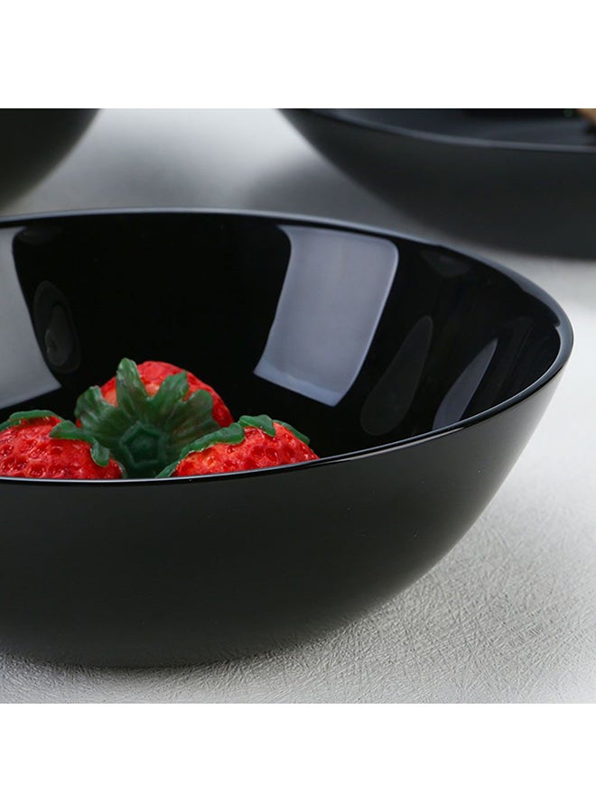 DANUBE HOME Essential Round Opal Cereal Bowl – Durable, Elegant Opal Glass Cereal Bowl for Everyday Use, Microwave & Dishwasher Safe, Perfect for Breakfast, Kitchen, Dining, and Gifts Black 16Cm - Image 4