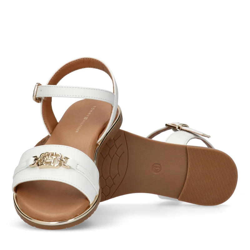 TOMMY HILFIGER Kids Emballished Buckle Strap Sandals