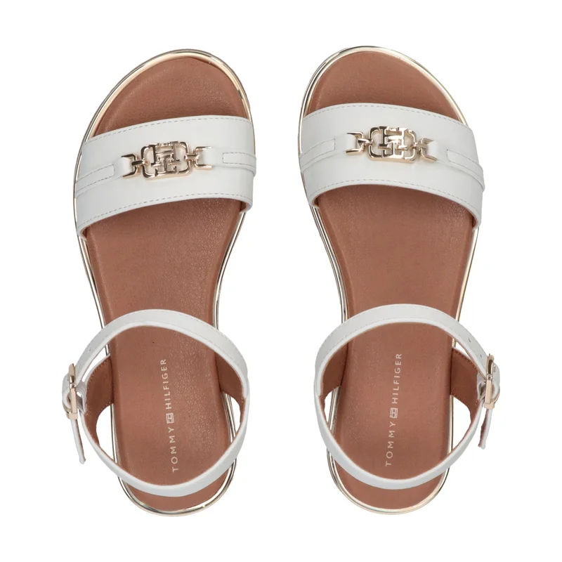 TOMMY HILFIGER Kids Emballished Buckle Strap Sandals