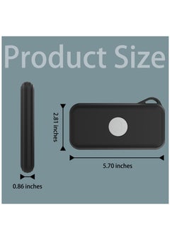 Generic Vision Pro Battery Case Battery Carrying Case TPU Soft Case High Efficiency Battery Protection Case for Vision Pro (Black)  - Image 2