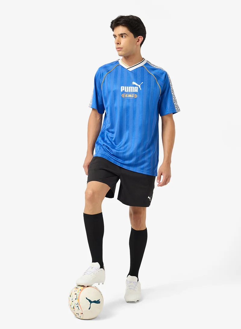 PUMA mountain blue King Relaxed Football Jersey for Men | Best Price UAE