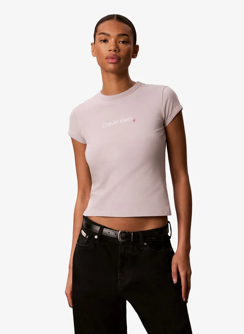 Calvin Klein Jeans Slim Heart Logo T-shirt