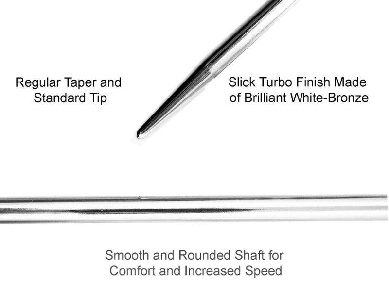 addi Turbo Original 24 inch (60cm) US 10.5 (6.5mm) Circular Knitting Needle Slick & Smooth Finish, Standard Taper & Tips, Smooth Joins, Blue Pliable Cord with 10 Colorful Stitch Markers - Image 4