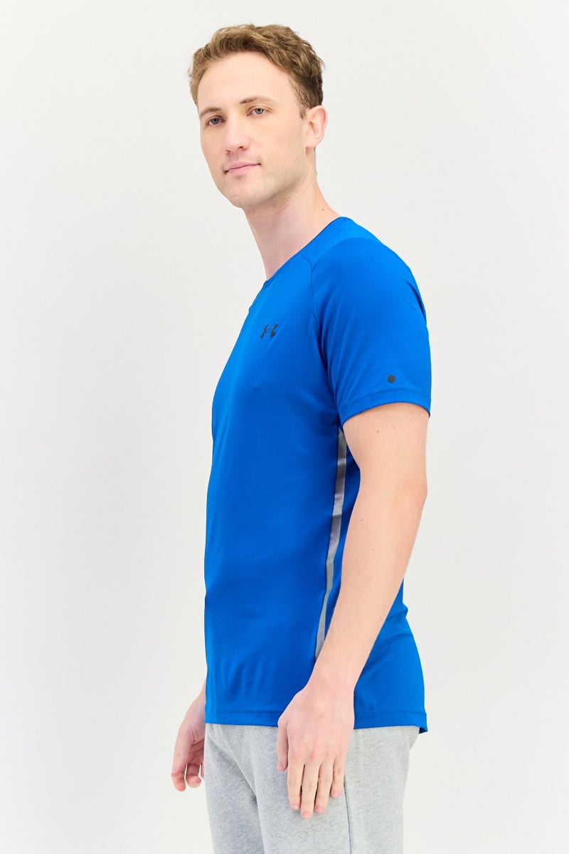 UNDER ARMOUR Men Sportswear Fit Training T-Shirt , Blue - Image 3
