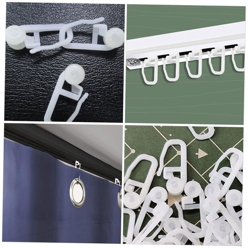 50 Pcs Rustproof Shower Curtain Hooks For Easy Installation In Bathroom - Image 3