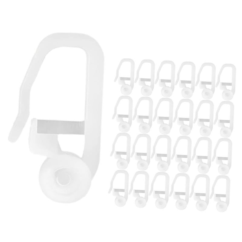 50 Pcs Rustproof Shower Curtain Hooks For Easy Installation In Bathroom - Image 2