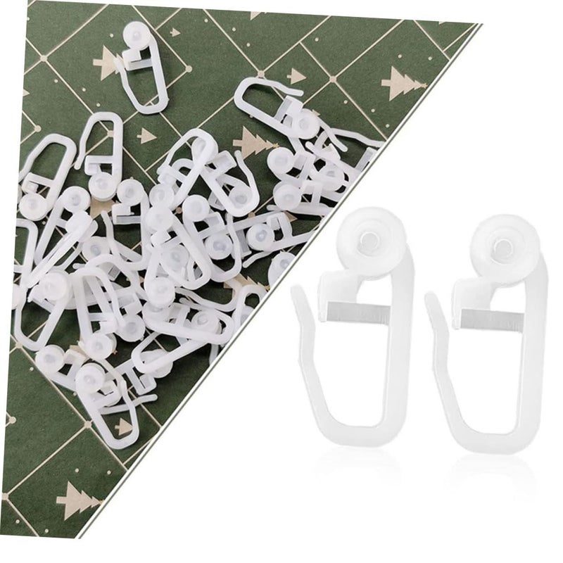 50 Pcs Rustproof Shower Curtain Hooks For Easy Installation In Bathroom - Image 4