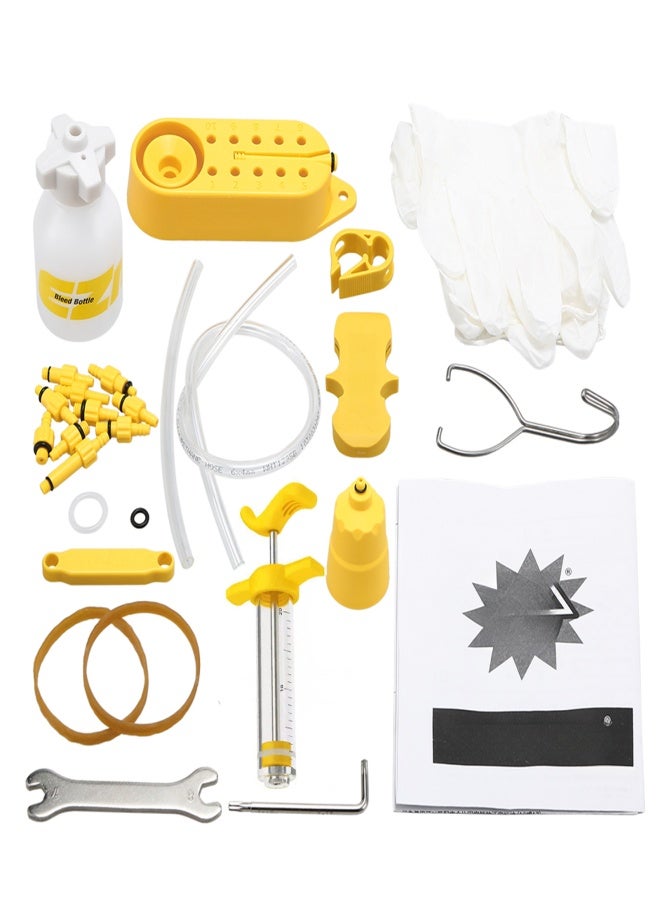 ezmtb Bike Hydraulic Disc Brake Bleed Tool MTB Road Bike Brake Bleeding Kit Bike Mineral Oil Fluid Bleeder Kit - Image 1