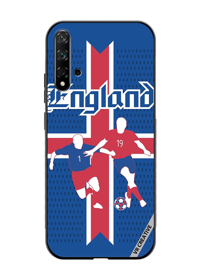VR CREATIVE Protective Case Cover For Huawei Nova 5T Sports Soccer Football England Design Multicolour - Image 1
