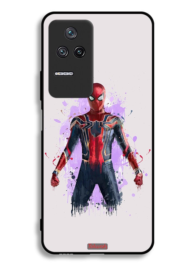 Tolwak Xiaomi Redmi K50 Protective Case Cover Iron Spider Artwork - Image 2