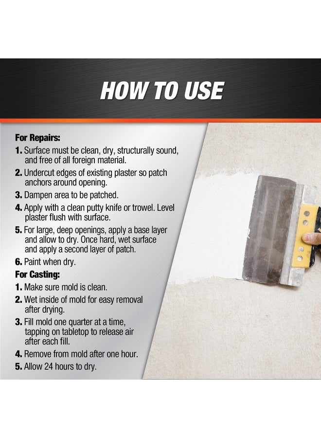 DAP 10318 Paris Plaster, 4 LB, White, 64 Ounce - Image 3